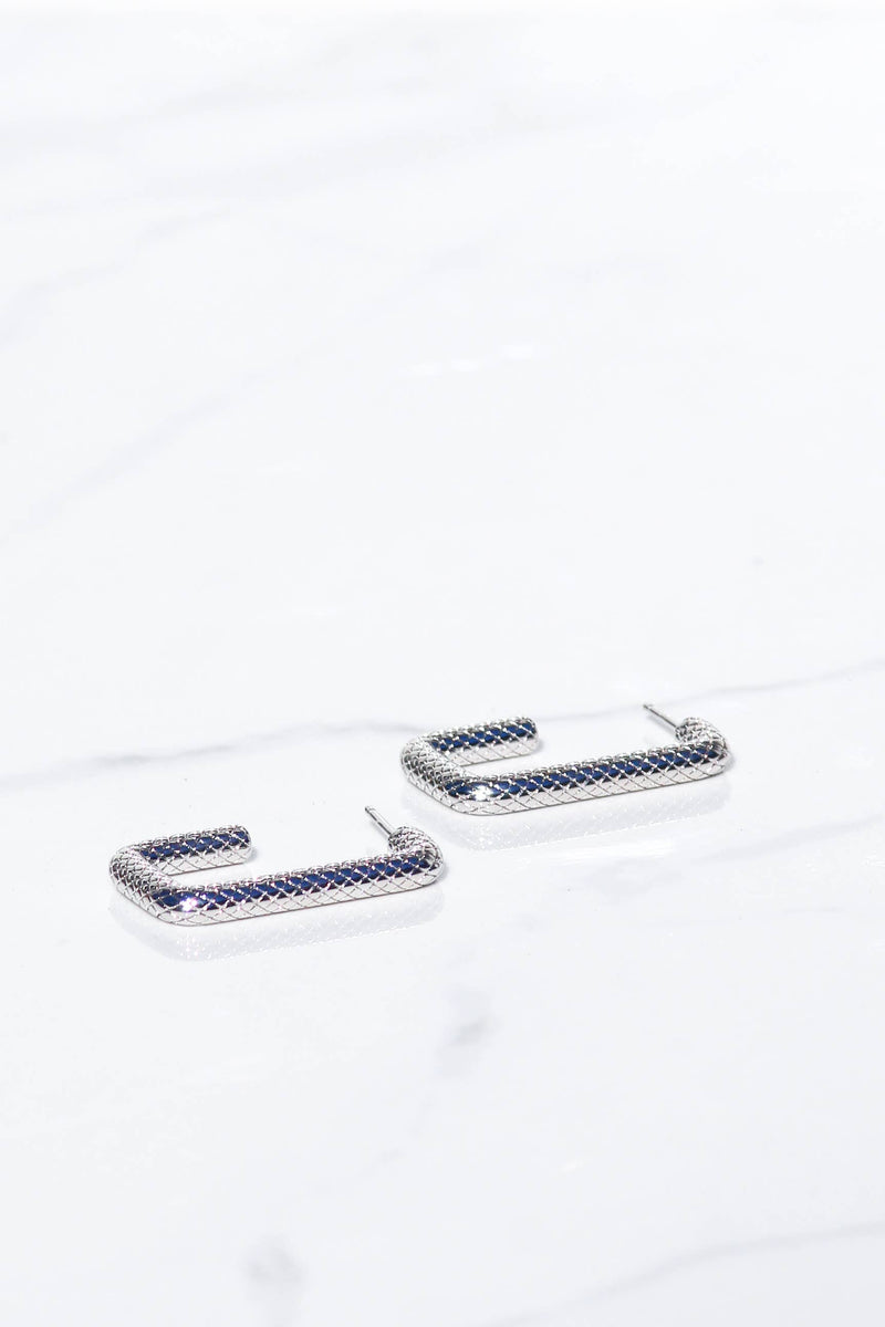 BALI HOOPS- STERLING SILVER