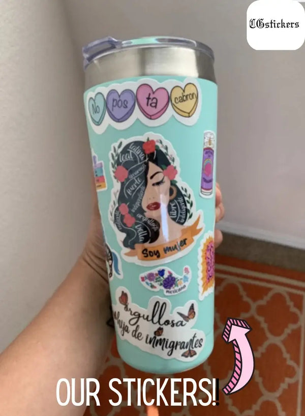 emotional support water bottle sticker