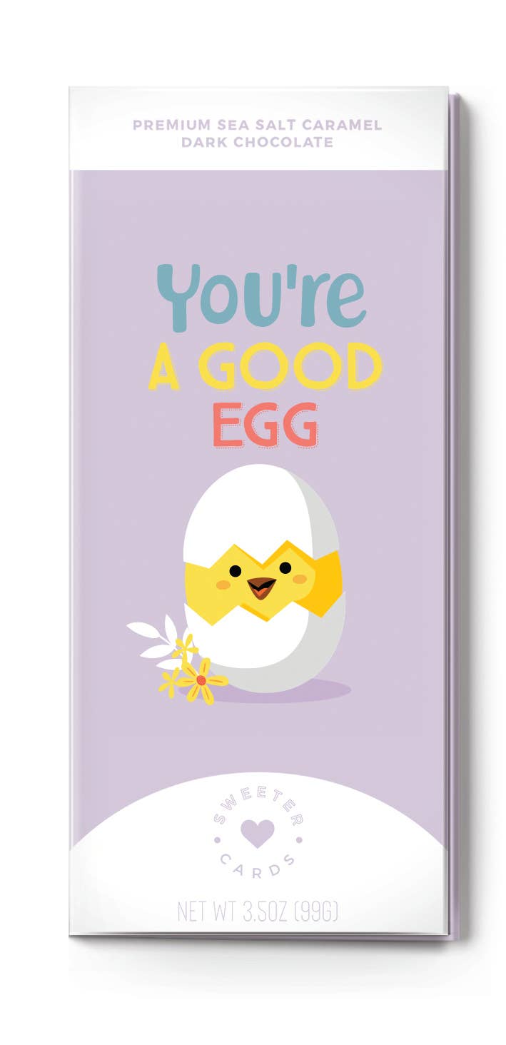 Easter Chocolate and Greeting Card – You're a Good Egg