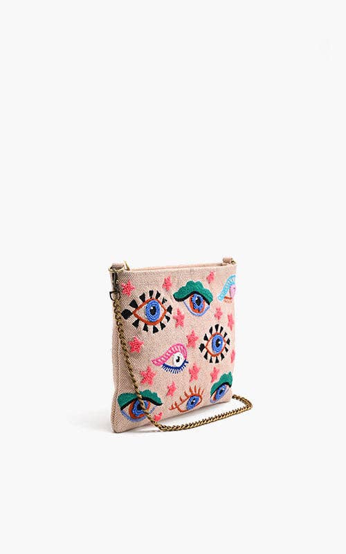 Mystic Gaze Pink Clutch