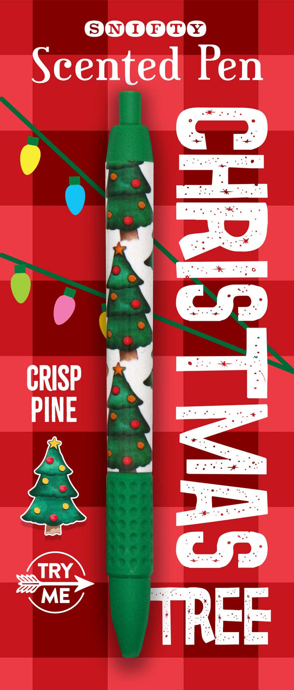 CHRISTMAS TREE HOLIDAY SCENTED PEN CARDED - SET OF 12