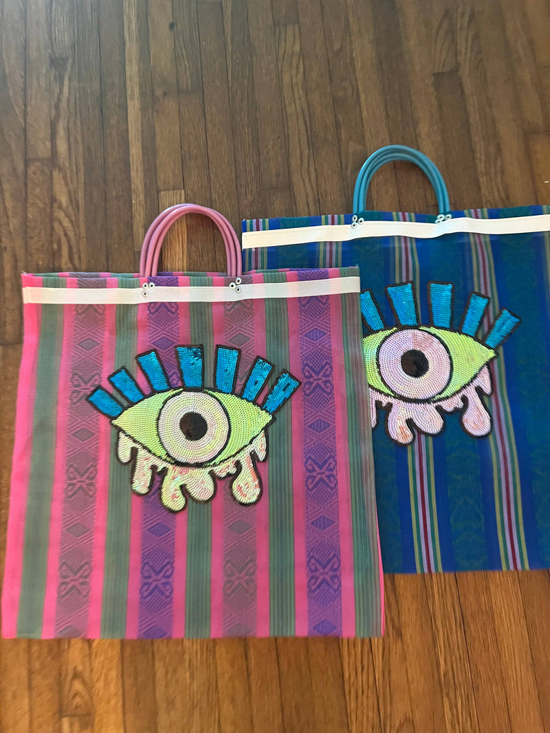 Mesh Large bags - Evil Eye