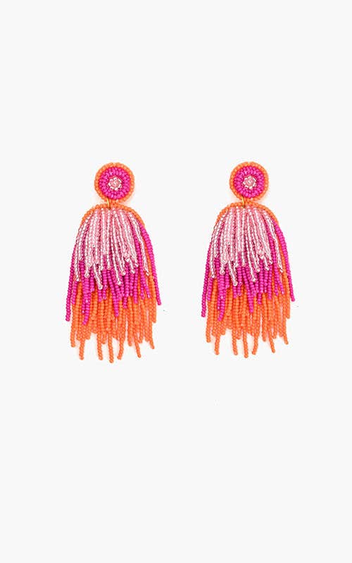 Charming Layered Beaded Earrings