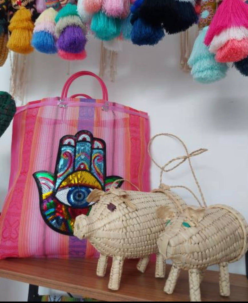 Mesh Large bags - Hamsa