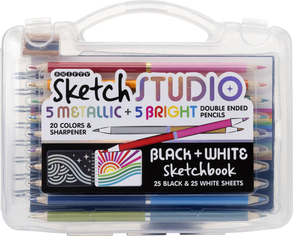 Sketch Studio Black & White Travel Set