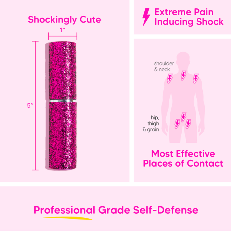 Mini Stun Gun |  Pink Glitter