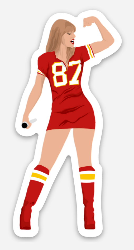 Taylor the Cheifs Fan Sticker – Mi Vida Uvalde