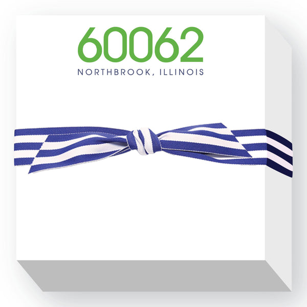 ZIP CODE CHUBBIE NOTEPAD