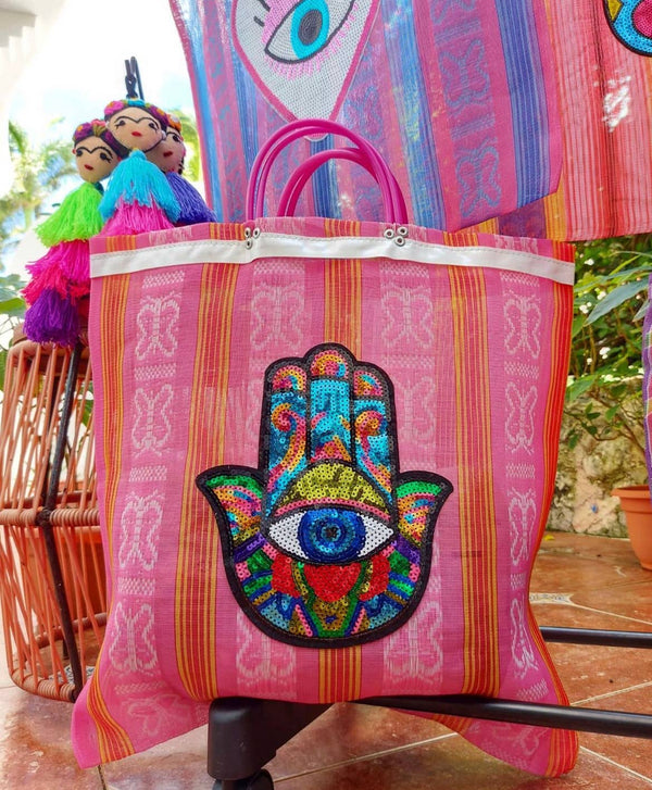 Mesh Large bags - Hamsa
