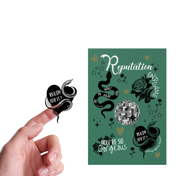 Reputation Sticker Sheet (Taylor Swift)