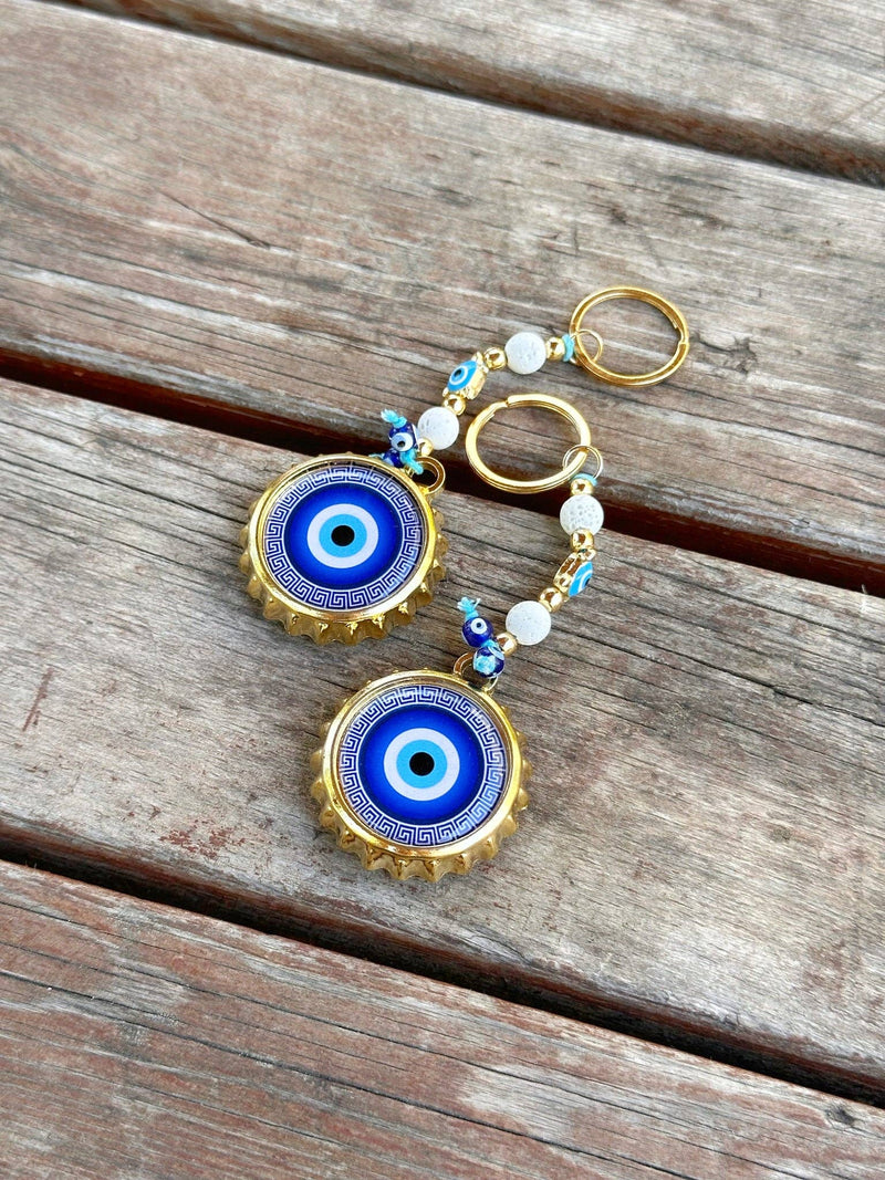 Evil Eye Bottle Opener Keychain, Wedding Favors