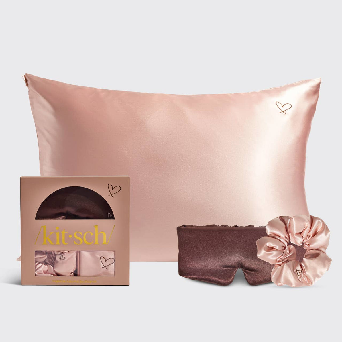 Kitsch Blush 3pc Nighttime Sleep Set Nighttime Renewal 3pc Sleep Set – Goodness on Main main image 3