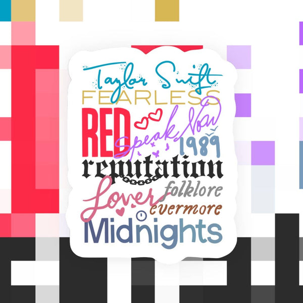 Taylor Swift Album Sticker