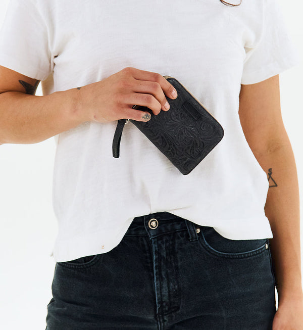 Steely Zippy Wallet