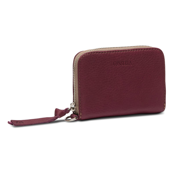 Plum Zippy Wallet