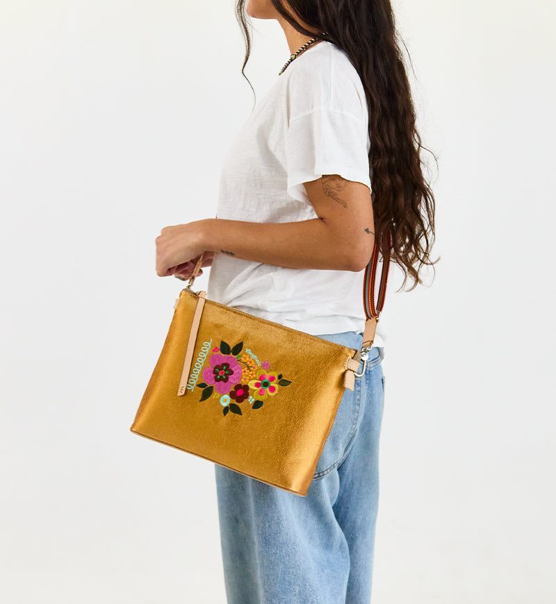 Bronzed Downtown Crossbody