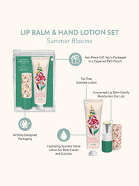 Summer Blooms Lip Balm & Hand Lotion