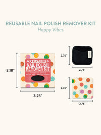 Happy Vibes Reusable Nail Polish Remover