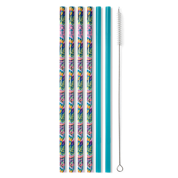 Bazaar + Teal Reusable Straws