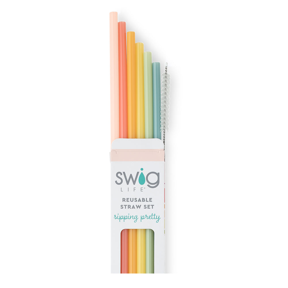 GOOD VIBRATIONS RAINBOW RESUABLE STRAW SET – Mi Vida Uvalde