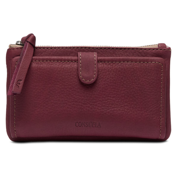 Plum Slim Wallet
