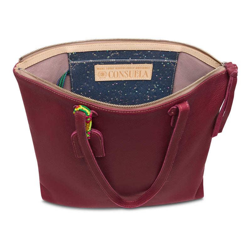 Plum Shopper Tote