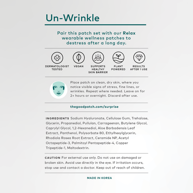 Un-Wrinkle Microdart