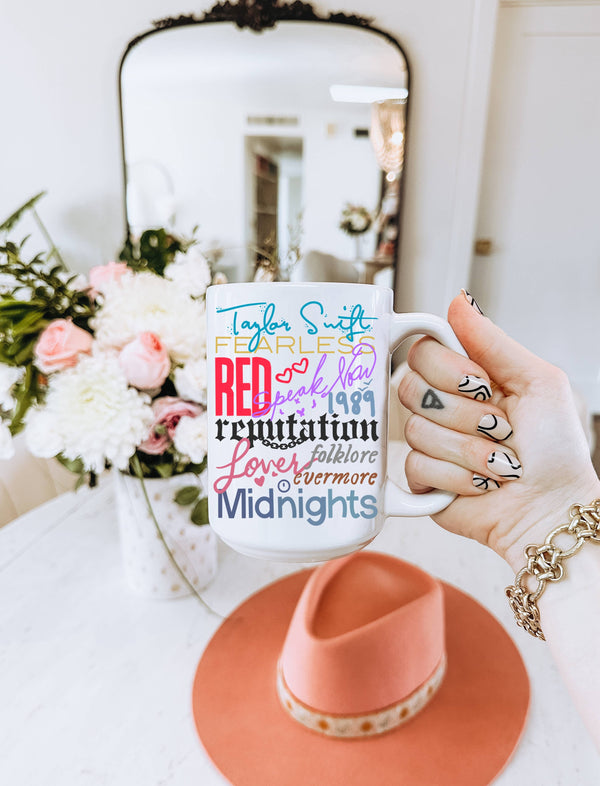 Taylor Eras Coffee Mug: 15 oz