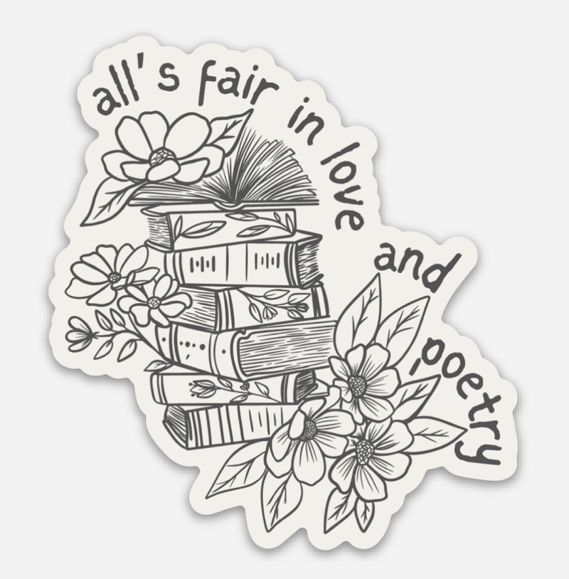 All's Fair Books Sticker