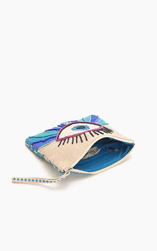 Wanderlust Evil Eye Clutch