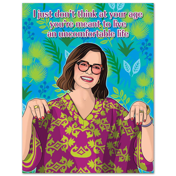 White Lotus Parker Posey Live it Up Birthday Card