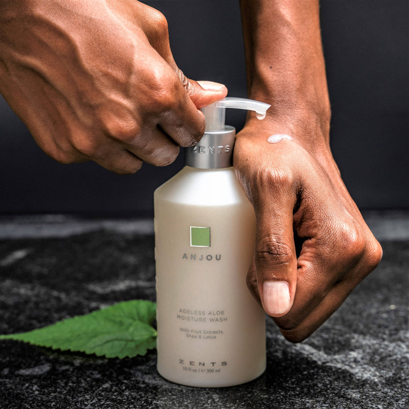 Sun, ZENTS Ageless Aloe Hand & Body Moisture Wash, 10oz