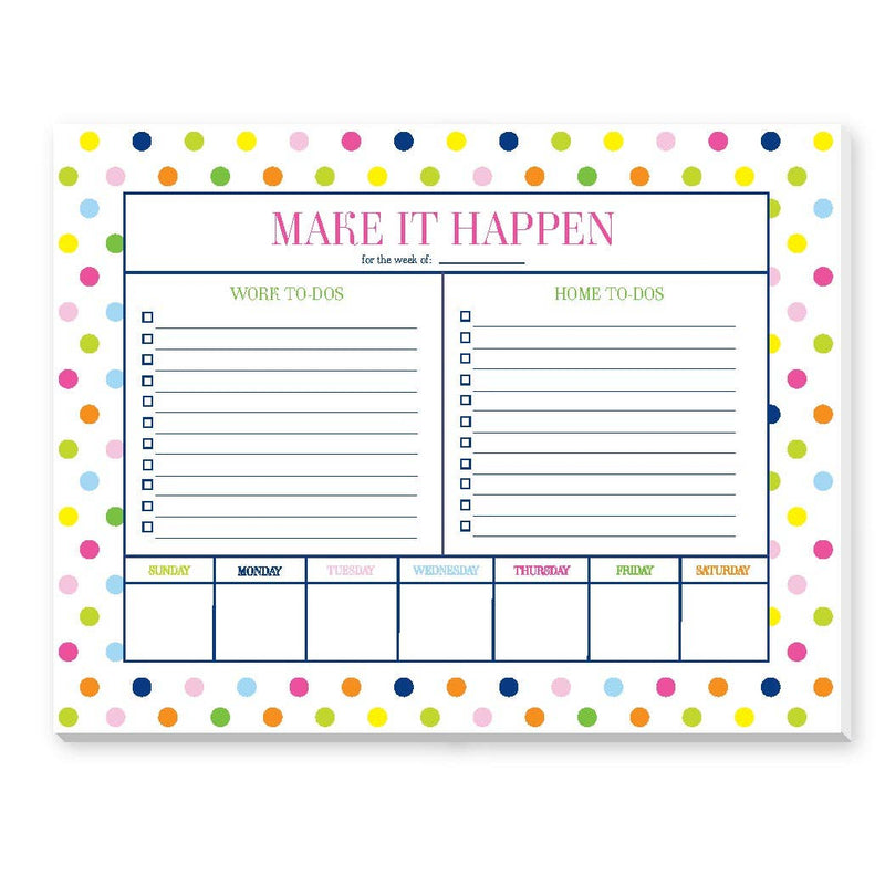 MAKE IT HAPPEN PLANNER PAD