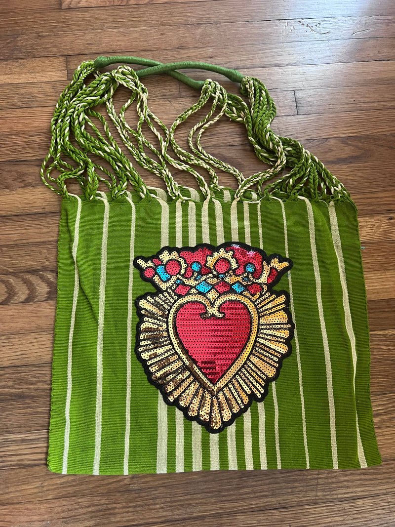 Hammock bag - One of a kind handmade bag with Patch