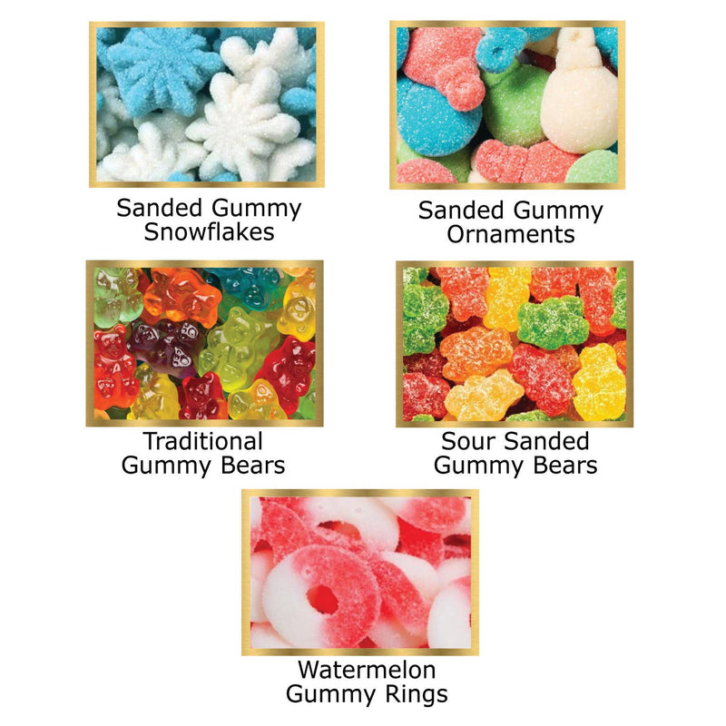 Christmas/ Holiday Candy Small Treat Bag Asst B