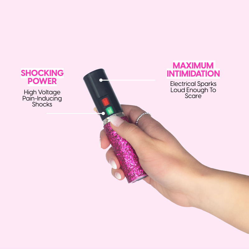 Mini Stun Gun |  Pink Glitter