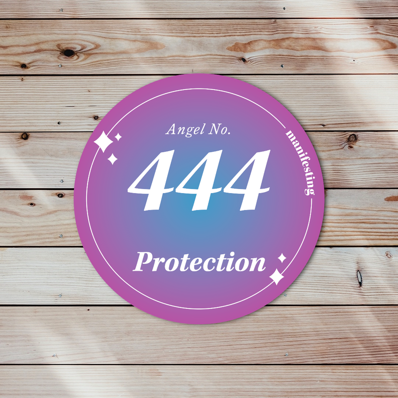 Angel Number Sticker: 444