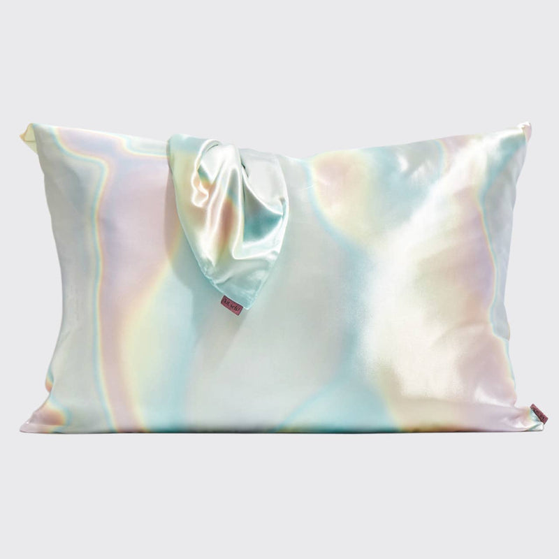 Well Rested Satin Pillowcase and Pillow Scrunchie 2pc - Aura