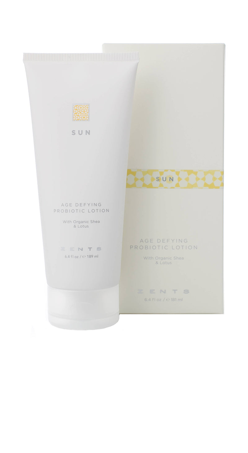 Sun, ZENTS Age Defying Probiotic Lotion, 6.4oz