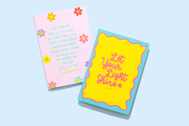 Notebook Set - Spiritual Affirmations - 2 Piece Set
