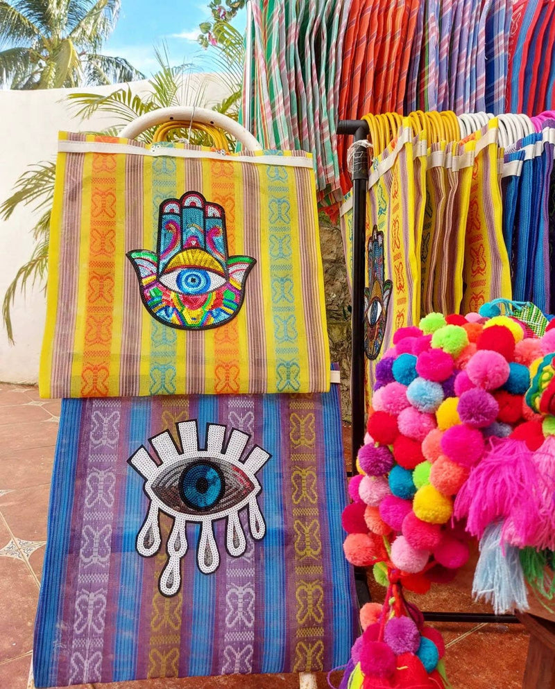 Mesh Large bags - Evil Eye