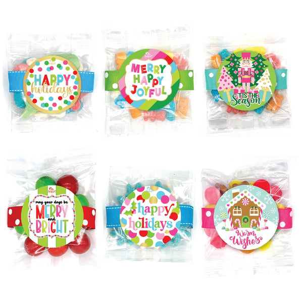 Christmas/ Holiday Candy Small Treat Bag Asst B