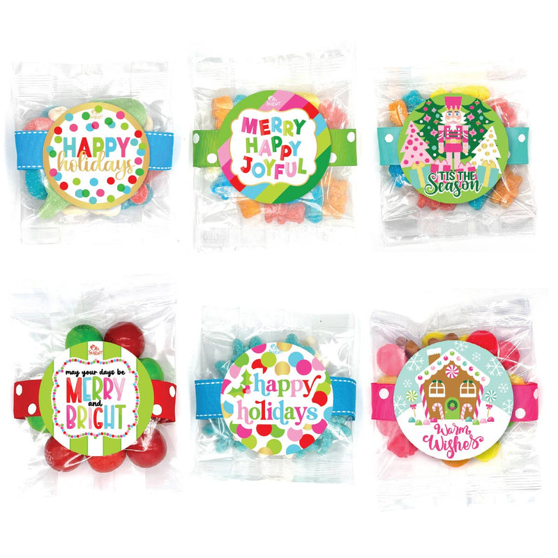 Christmas/ Holiday Candy Small Treat Bag Asst B