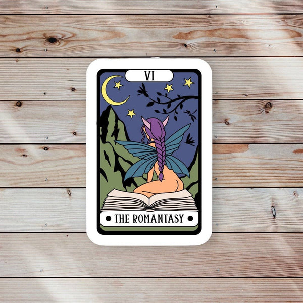 Reader The Romantasy Tarot Reader Sticker