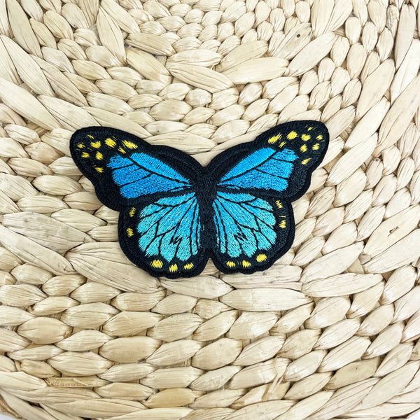 Iron-On Butterfly Patches - Multiple Sizes and Colors: Small / Light Green