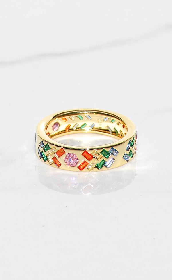 SUNBEAM RING- RAINBOW