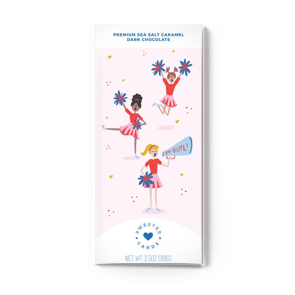 New! YOU GO GIRL Chocolate-Filled Greeting Card