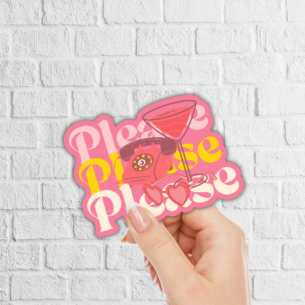 Please Please Please  Sticker (Sabrina Carpenter)