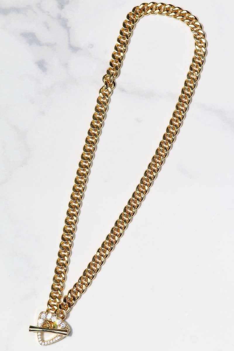 Triomphe Necklace- 14K Gold Vermeil