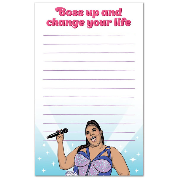 Notepad: Lizzo Boss Up